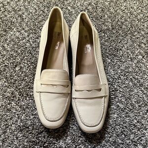 Coach Elegant Cream Loafers